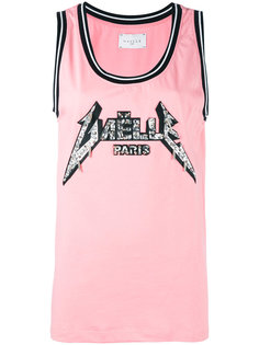 logo print tank top Gaelle Bonheur