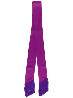 skinny scarf with fringe details Racil