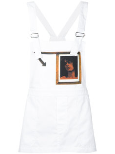 Robert Mapplethorpe photo print dungaree top Raf Simons