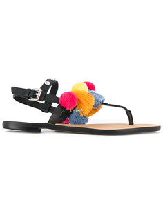 Estelle pompom sandal Rebecca Minkoff