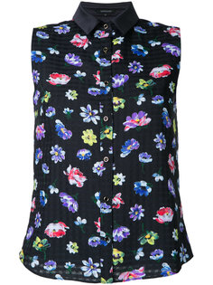 floral sleeveless blouse Loveless
