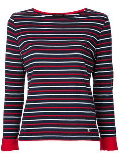contrast cuff bateau top Loveless