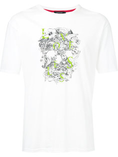 floral skull T-shirt Loveless