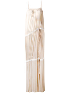 ruched maxi dress Ann Demeulemeester
