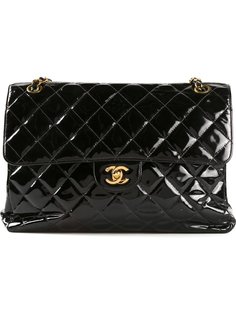 double sided jumbo bags Chanel Vintage