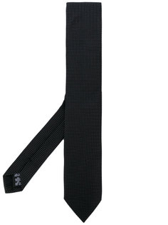 галстук с мелким узором в горох Armani Collezioni