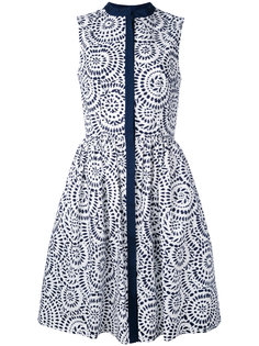 embroidered shift dress Oscar de la Renta