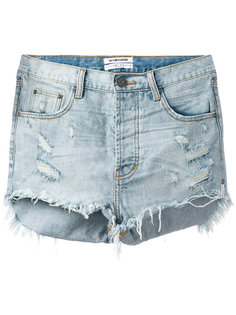 frayed denim shorts One Teaspoon