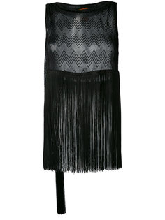 прозрачный топ с кисточками Missoni