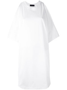 cold shoulder T-shirt dress Diesel Black Gold