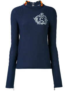 блузка с вырезом на спине Carven