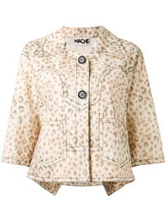 leopard print jacket Hache