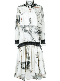 abstract print shirt dress Antonio Marras