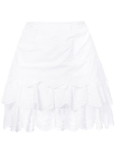 English embroidery layered skirt Ulla Johnson