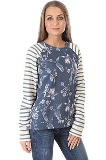Толстовка классическая женская Billabong Hang Man Blue Jewel