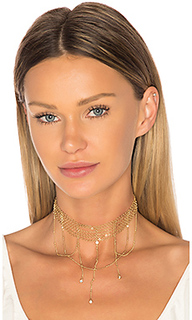 Multi chain crystal choker - Ettika