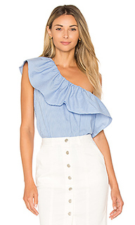 One shoulder ruffle top - 1. STATE