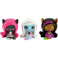 3 Мини фигурки, Monster High Mattel