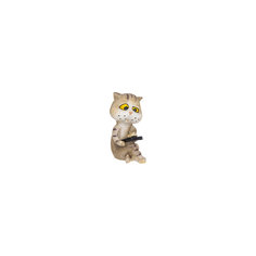 Фигурка декоративная "Котик с телефоном", Elan Gallery