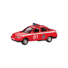 Машинка "Lada 110" пожарная охрана 1:36, Autotime