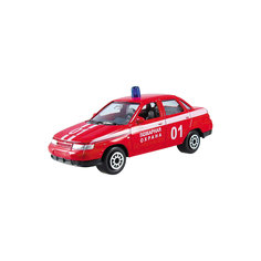 Машинка "Lada 110" пожарная охрана 1:60, Autotime