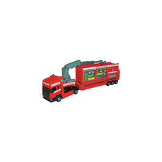 Машинка "Scania" база на платформе, пожарная  1:48, Autotime