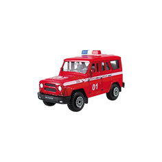 Машинка "UAZ Hunter" пожарная охрана 1:60, Autotime