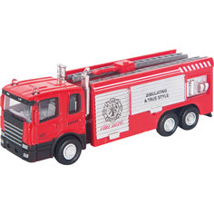 Машинка "Fire Truck" пожарная 1:48, Autotime