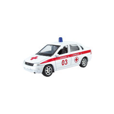 Машинка "Lada Kalina" скорая помощь 1:60, Autotime