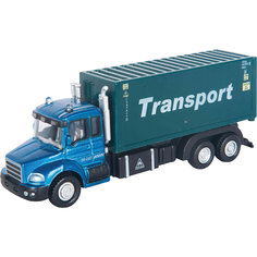 Машинка "Transport Truck" контейнеровоз 1:48, Autotime
