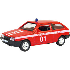 Машинка "Lada 2108" пожарная охрана 1:36, Autotime