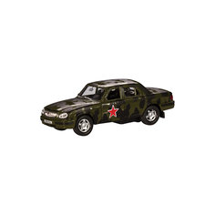 Машинка "ГАЗ-31105 "Волга" армейская 1:43, Autotime