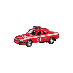 Машинка "ГАЗ-31105 "Волга" пожарная охрана 1:43, Autotime