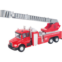 Машинка "Fire Liquidator Truck" пожарная, с лестницей 1:48, Autotime