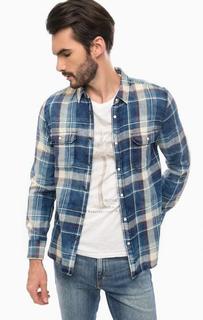 Рубашка с длинными рукавами в клетку Mustang