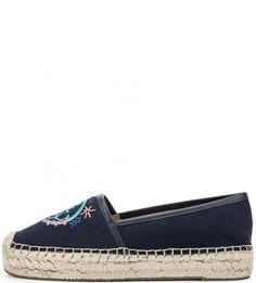Текстильные эспадрильи с вышивкой Guess