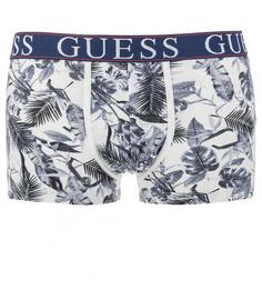 Трусы-боксеры с логотипом бренда на резинке Guess