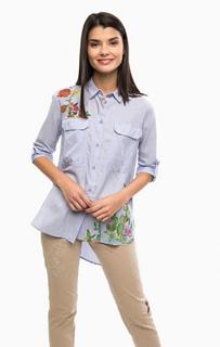 Рубашка в полоску с двумя карманами Desigual