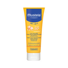 Солнцезащитное молочко SPF 50+, 200 мл., MUSTELA SUN