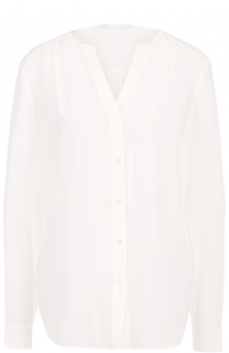 Блуза прямого кроя с V-образным вырезом HUGO