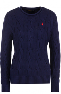 Пуловер фактурной вязки с круглым вырезом Polo Ralph Lauren