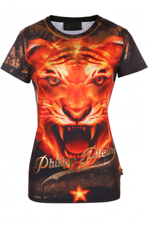 Футболка прямого кроя с принтом Philipp Plein