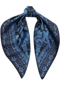 Шелковый платок с принтом Roberto Cavalli