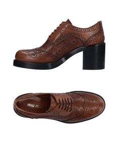 Обувь на шнурках Miu Miu