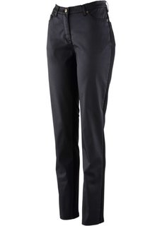 Брюки-стретч в стиле 5 карманов (черный) Bonprix