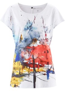 Футболка (белый/различные расцветки с рисунком) Bonprix