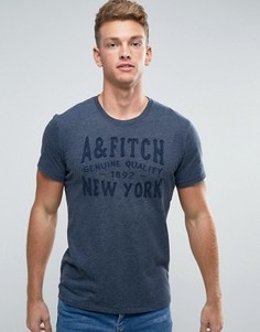 Темно-синяя футболка Abercrombie &amp; Fitch - Темно-синий