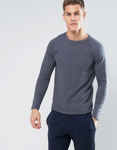 Стеганый свитшот Jack &amp; Jones - Темно-синий
