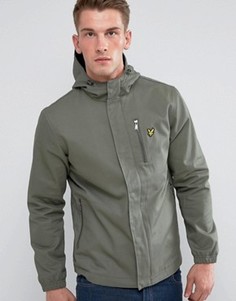 Зеленая куртка с капюшоном и асимметричным подолом Lyle &amp; Scott - Зеленый