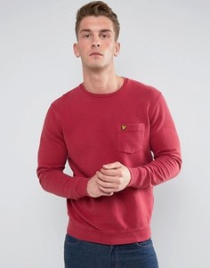 Красный свитшот Lyle &amp; Scott - Красный